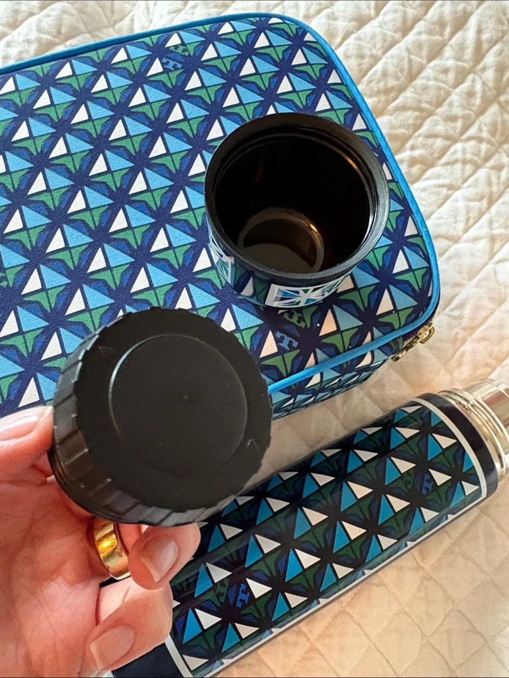 Tory Burch reusable lunch